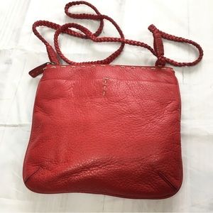 Sigurd Olsen Red Crossbody With Braided Strap MINI